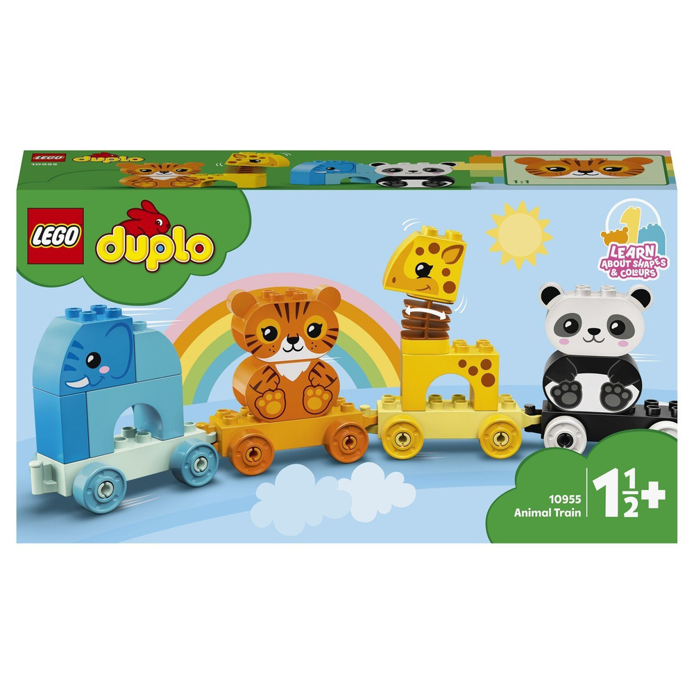 Конструктор LEGO DUPLO My First Поезд для животных 10955 #1