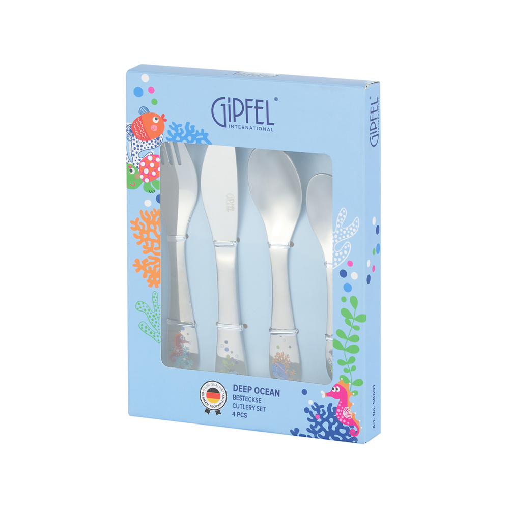 Набор столовых приборов GIPFEL DEEP OCEAN 50691 4пр. #1