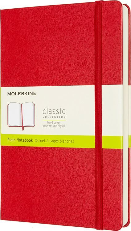 Блокнот без разметки Moleskine Classic Expended Large, B6, клеевой, 200 л, красный  #1