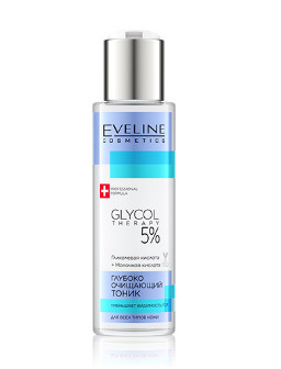 Eveline Cosmetics Тоник для лица GLYCOL THERAPY, Глубоко Очищающий, для всех типов кожи, 110 мл  #1