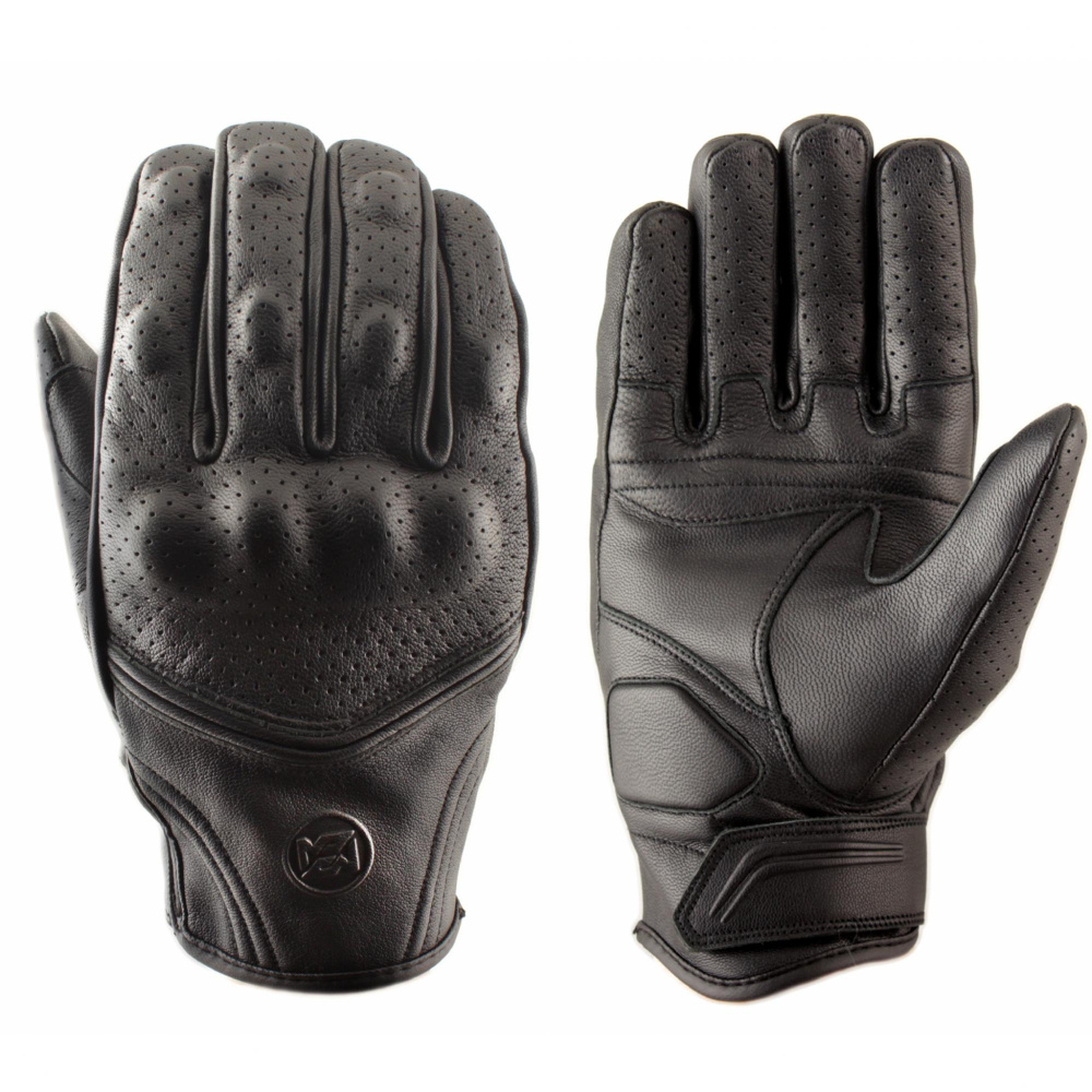 MOTEQ Перчатки кожаные Vulcan Черный L #1