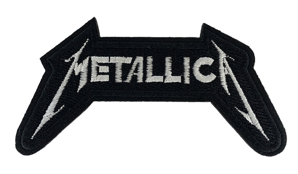 Нашивка, шеврон, патч (patch) Металлика Metallica, размер 11*6,5 см, 1 шт.  #1