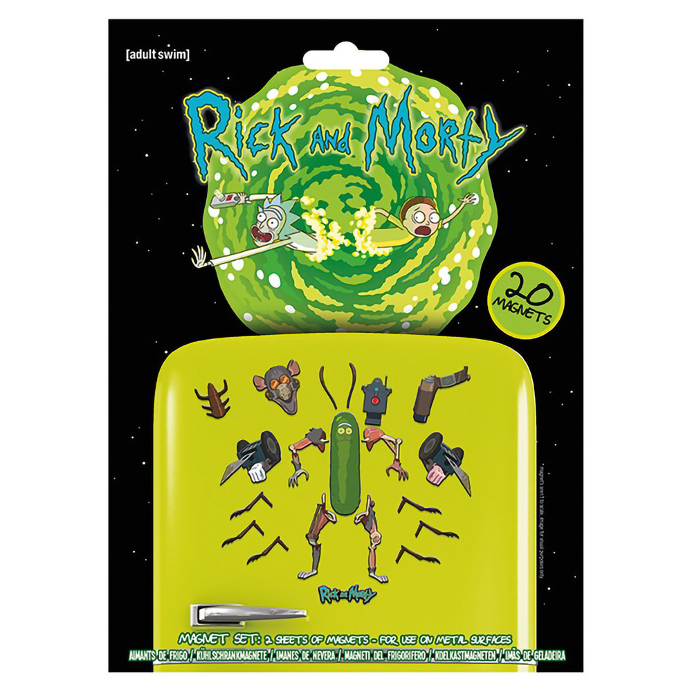 Набор магнитов Pyramid Rick And Morty (Weaponize The Pickle) MS65086 #1