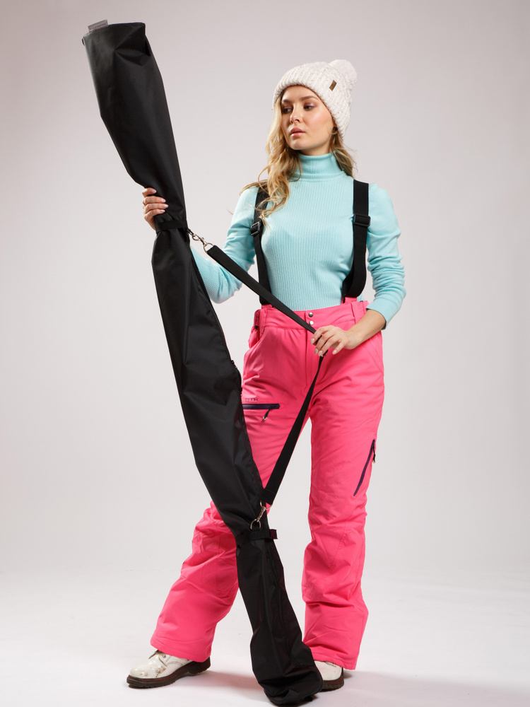 Чехол для беговых лыж Case For Scooter на 1-2 пары, лыжный чехол, лыжная сумка, черный, 160 см  #1