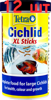 Корм для крупных цихлид, палочки Cichlid XL Sticks 747364, 0,160 кг (12 шт.)  #1