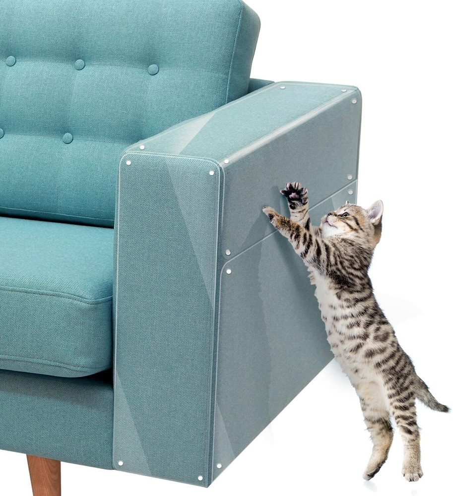 Когтеточка для кошки / защитная пленка для животных от царапин самоклеящаяся для мебели  #1