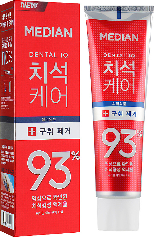Зубная паста для удаления налета Median Dental IQ 93% Bad Breath, 120 г #1
