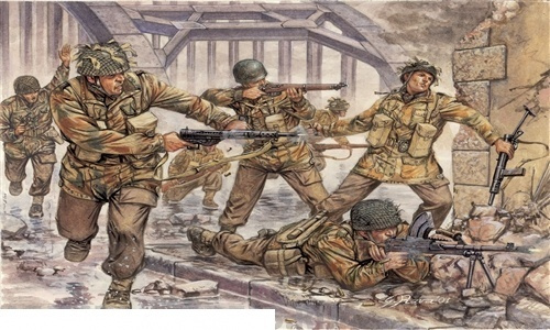 Набор фигурок 6034ИТ Солдатики British Paratroopers (WWII) Масштаб 1/72  #1