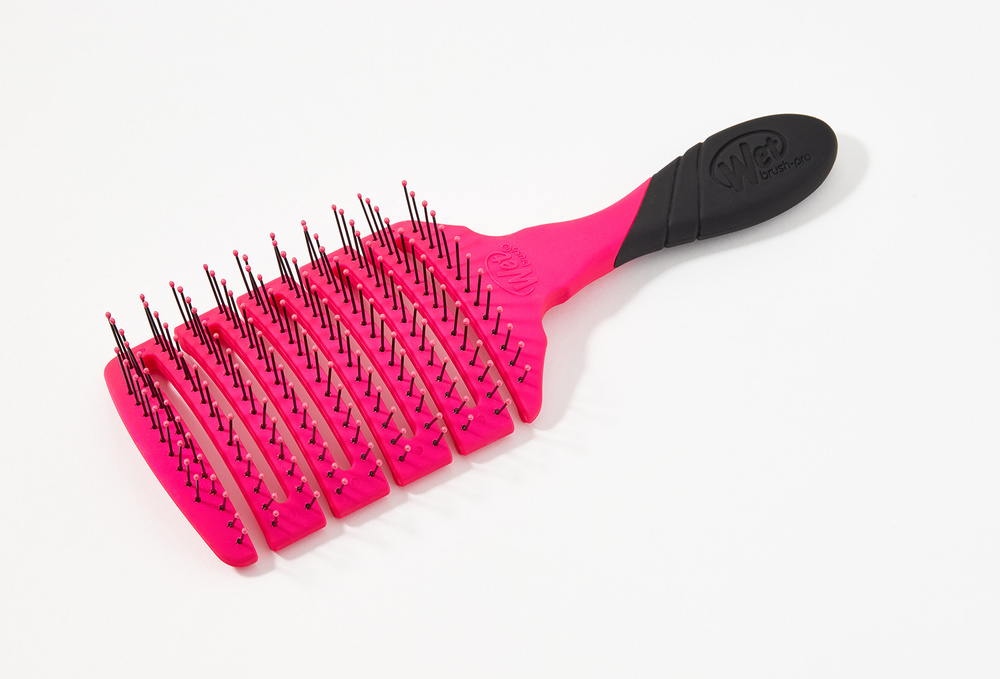WET BRUSH PRO FLEX DRY PADDLE PINK Щетка для быстрой сушки волос прям. (розовая) с мягкой ручкой  #1