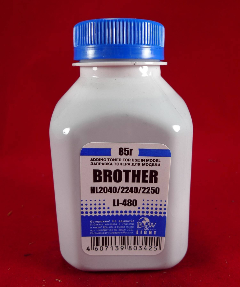 Тонер BW для Brother 2075 - тонер (LI480) 85 гр, черный #1