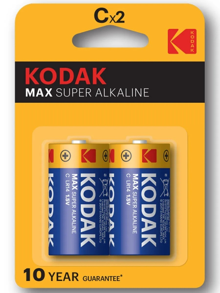 Батарейка Kodak C / LR14 1.5V 2шт #1