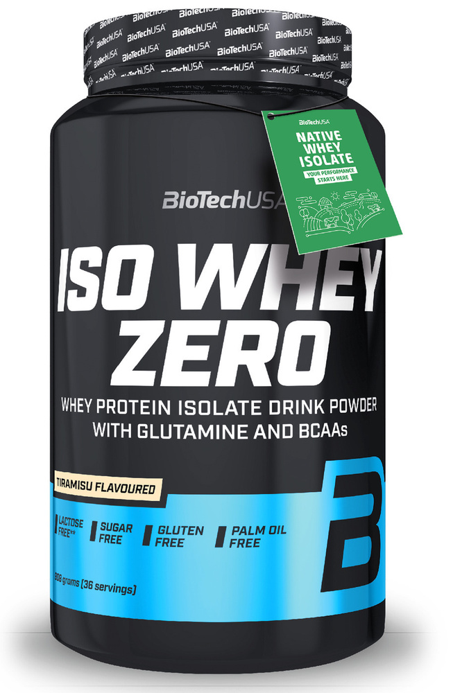 Сывороточный протеин изолят BioTechUSA Iso Whey Zero 908 г. тирамису  #1