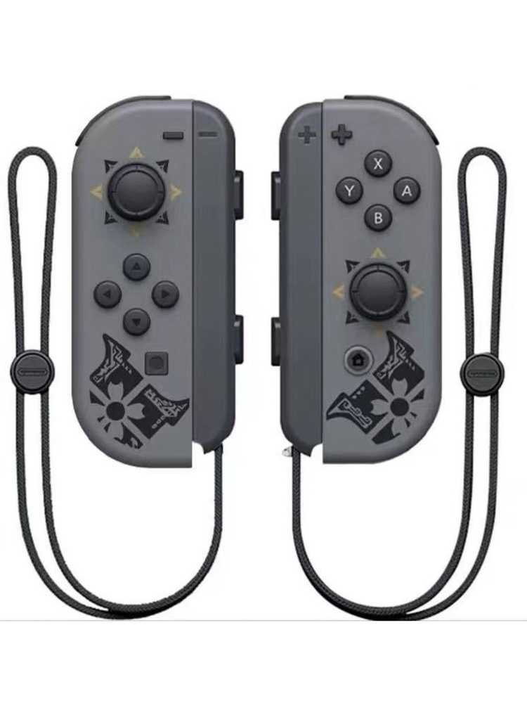 Бруталити Геймпад Геймпад для Switch Nintendo 2 контроллера Joy-Con L/R (темно-серый Monster Hunter), #1