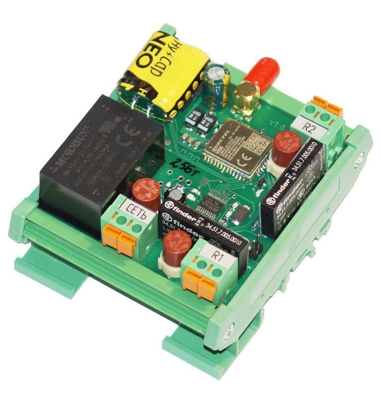 GSM-сигнализатор отключения электросети "Тюмень-СН-DIN-2" / с функцией GSM-реле / SMS "220 OFF"  #1