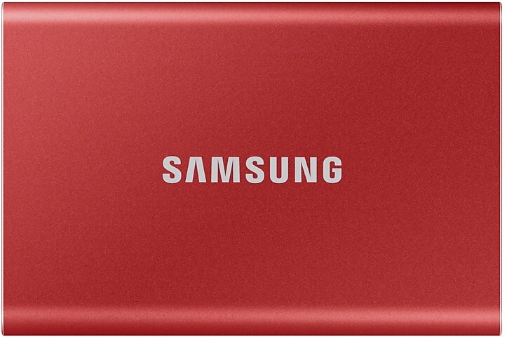 Внешний жесткий диск 2Tb SSD Samsung T7 External RED (MU-PC2T0R/WW) #1