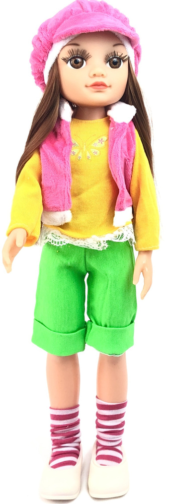 Интерактивная кукла Сонечка PlaySmart, говорящая, поет песню про маму, 42 см  #1