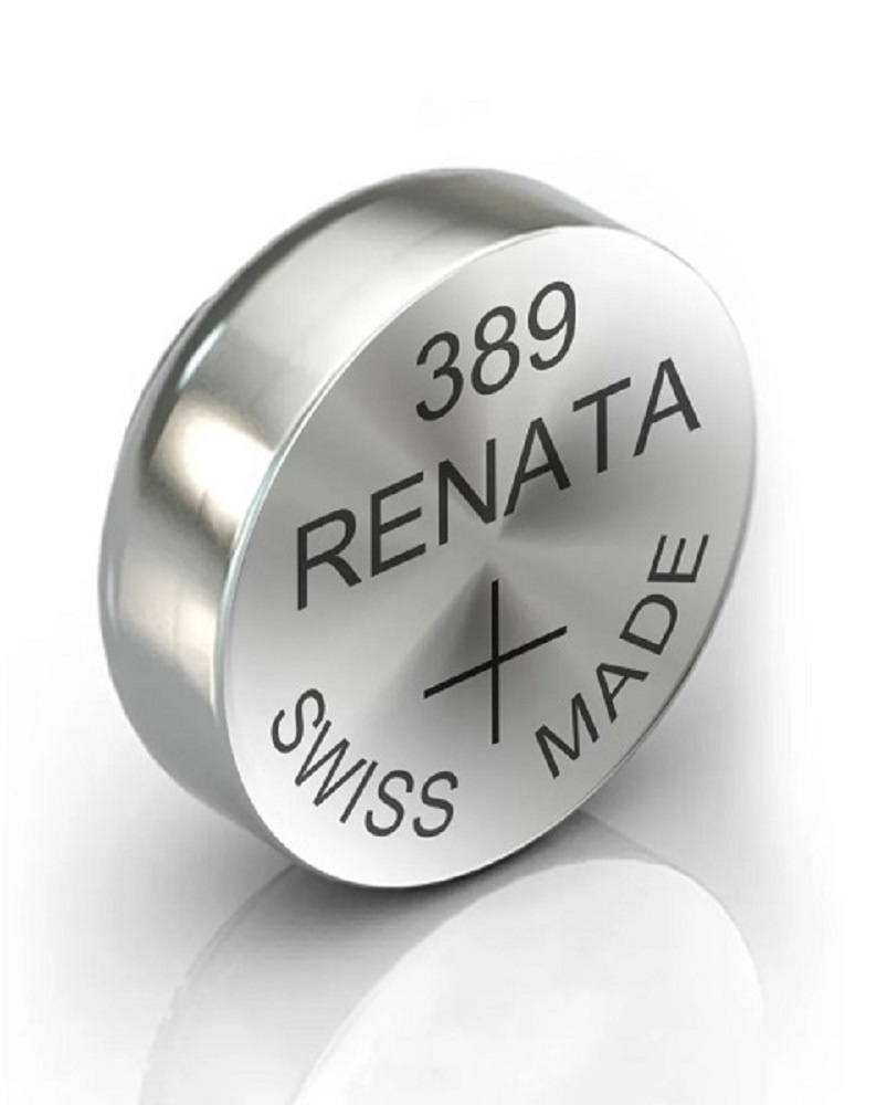 Renata Батарейка 389, 390 (SR54, SR1130), Серебряно-цинковый тип, 1,55 В, 1 шт  #1