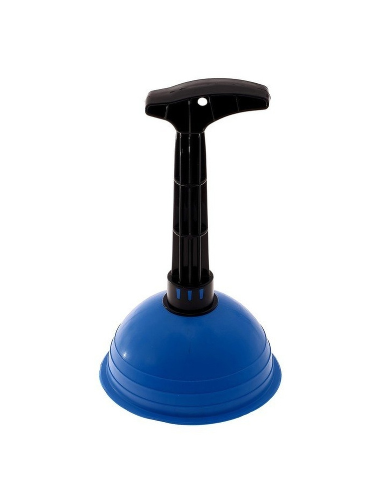 Вантуз резиновый для прочистки труб от засоров (синий) #1