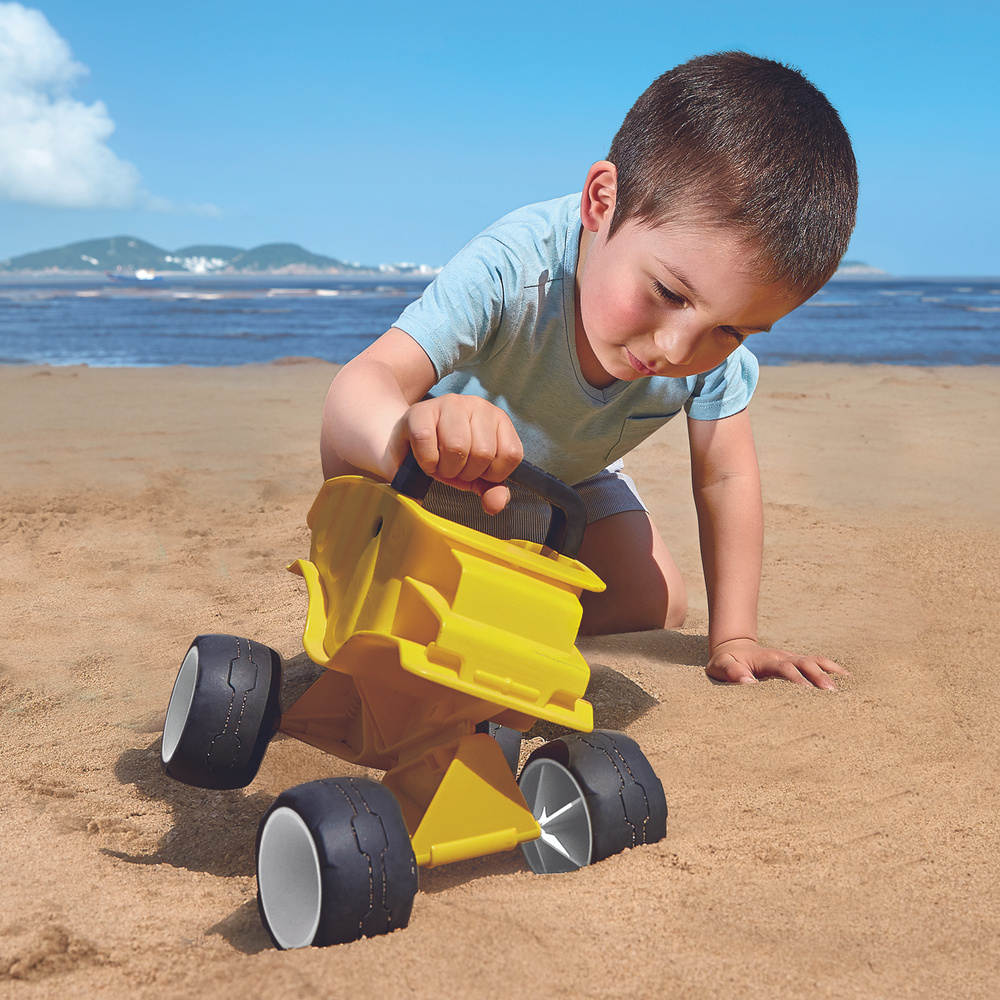 Машинка игрушка для песка "Багги в Дюнах", желтая #1