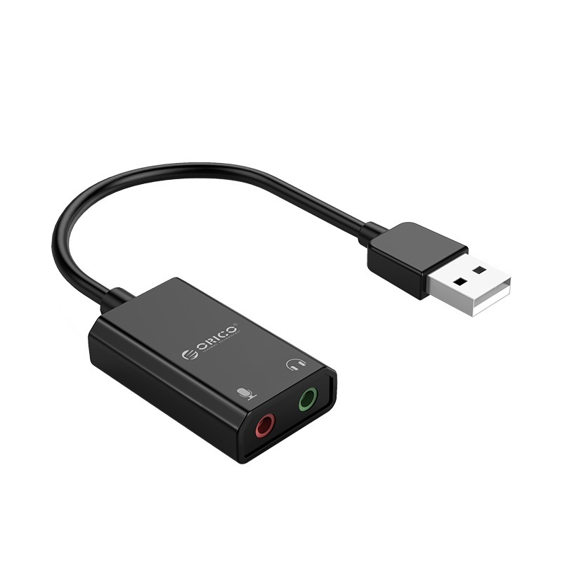 Адаптер USB Звуковая карта ORICO, черный (ORICO-SKT2-BK) #1