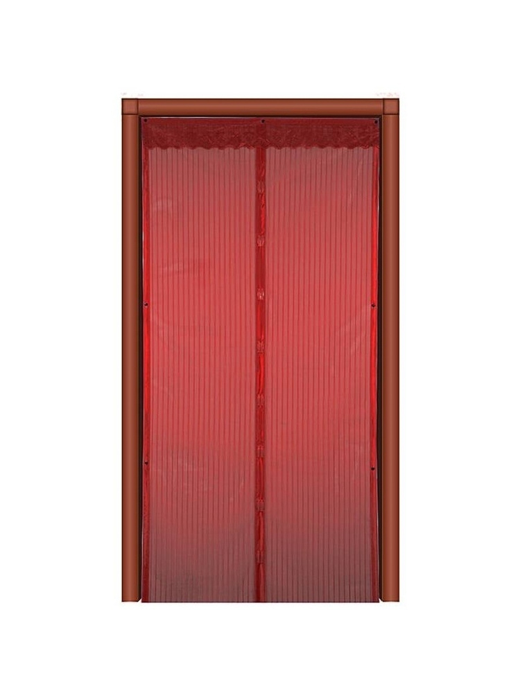 Дверная АНТИМОСКИТНАЯ штора-сетка на магнитах 1,2 х 2,1 м (в ПАКЕТЕ), шт  #1