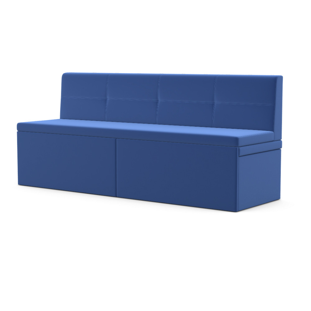 Диван-кровать Лего ФОКУС- мебельная фабрика 186х58х83 см велюр синий матовый  #1