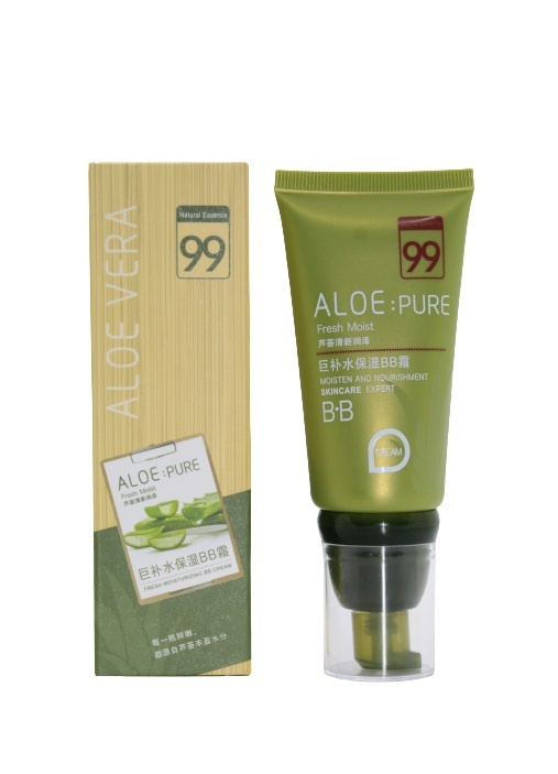 Aloe Pure BB cream Увлажняющий-Матирующий ББ крем для макияжа с натуральным соком Алое, 50г  #1