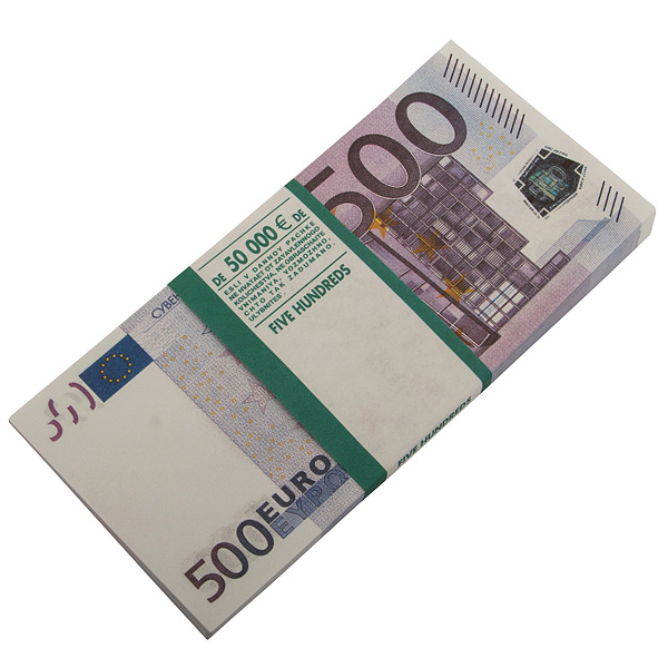 Забавная Пачка 500 евро Эврика #1