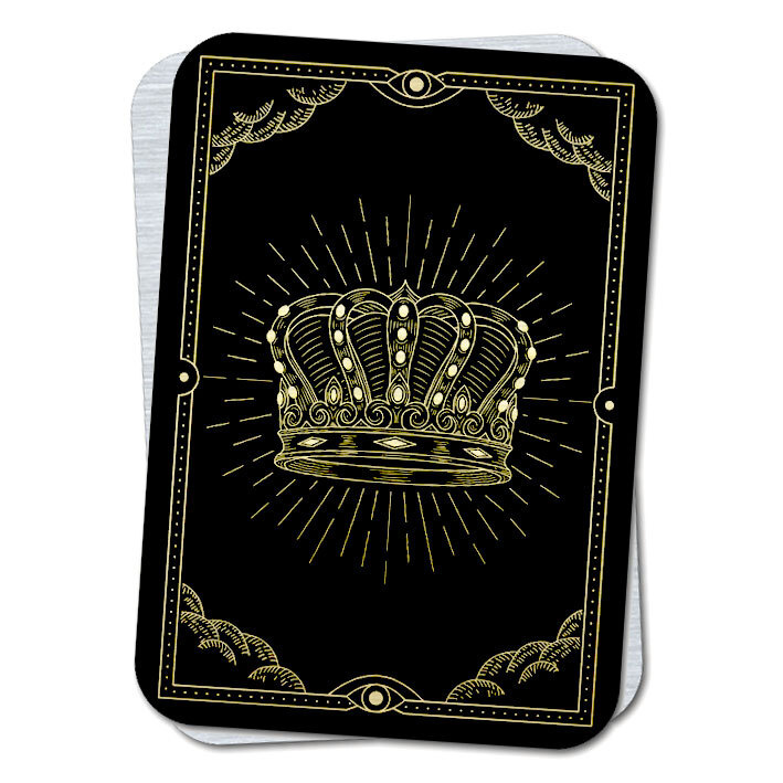 Магическая карта - Корона, оберег от сглаза и порчи, талисман удачи, кошельковый сувенир - амулет на #1