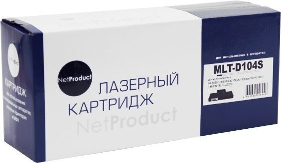 Картридж NetProduct (N-MLT-D104S) для Samsung ML-1660/ 1665/ 1860/ SCX-3200/ 3205, 1,5K #1