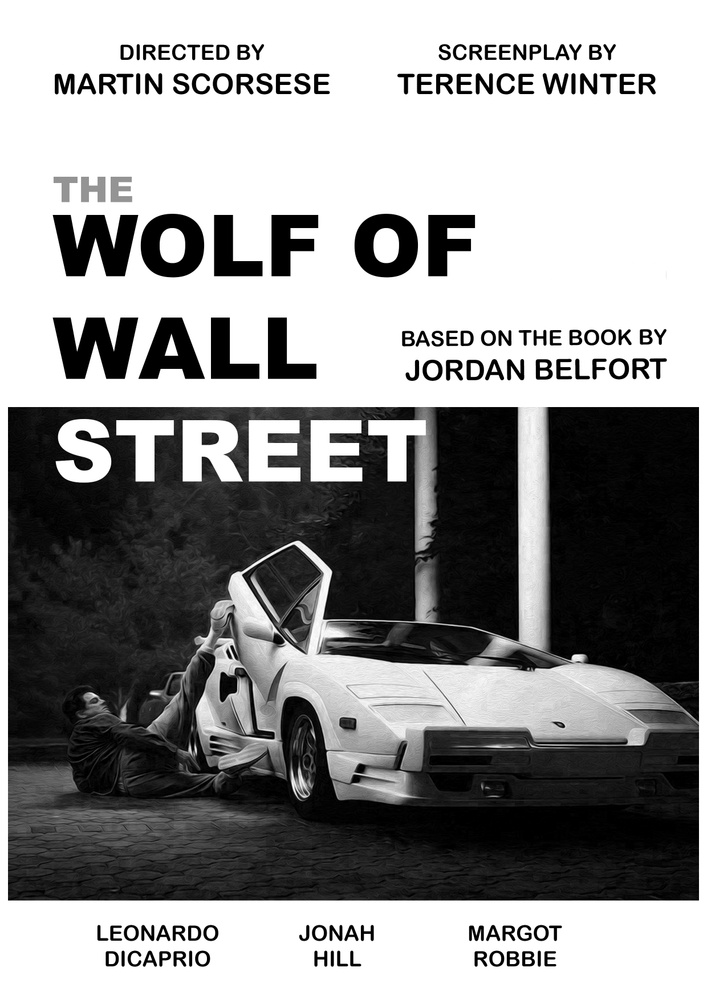 PostersRu Постер "Волк с Уолл-Стрит", 100 см х 70 см #1
