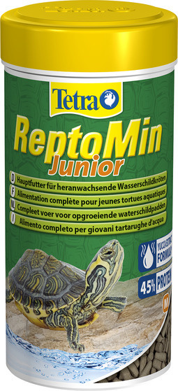 Tetra ReptoMin Junior 250мл/75г- высококачественный сбалансированный питательный корм для молодых водных #1