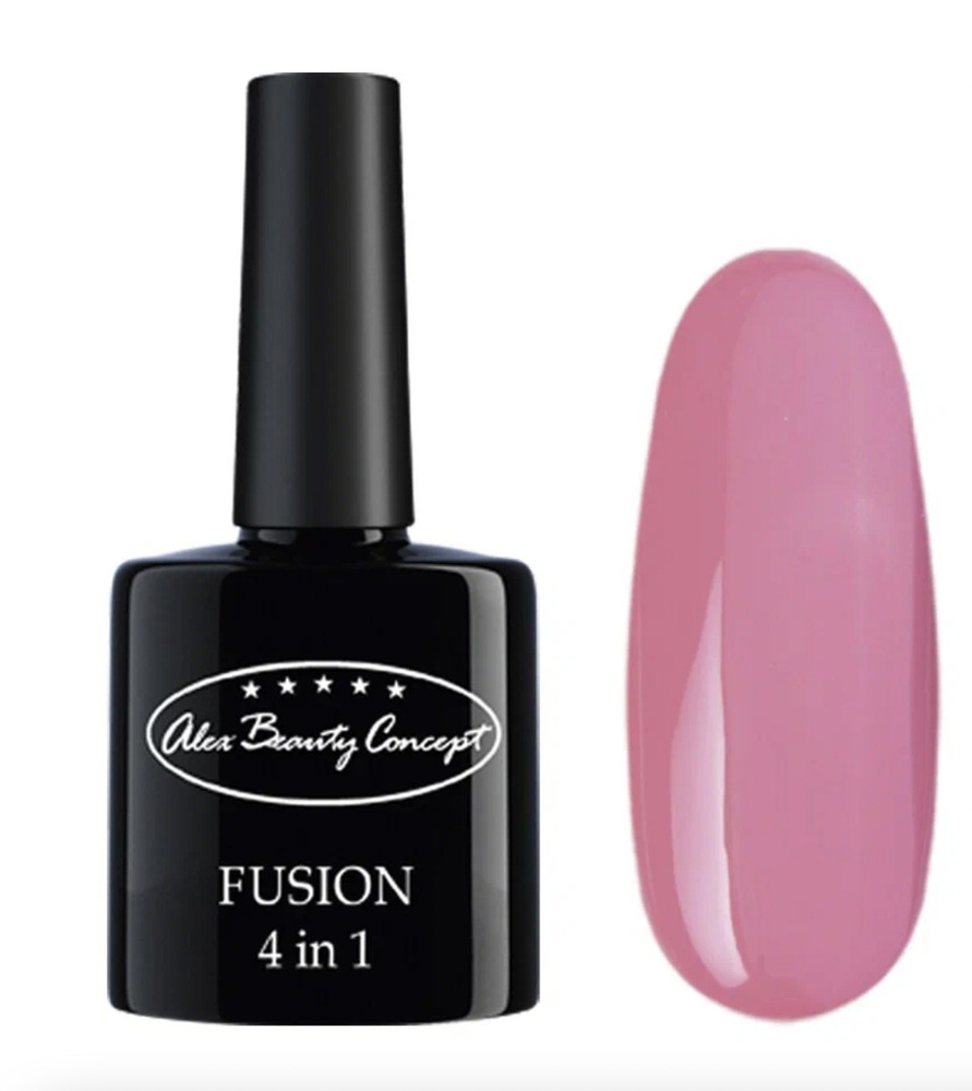 Alex Beauty Concept гель лак для ногтей FUSION 4 IN 1 GEL, 7.5 мл., цвет темный PINK.  #1