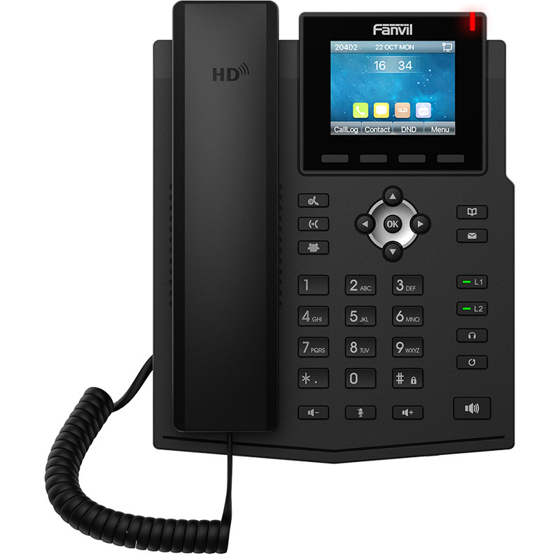 IP-телефон Fanvil X3S / VoIP, SIP, цветной экран с подсветкой, офисный, стационарный / б/п в комплекте #1