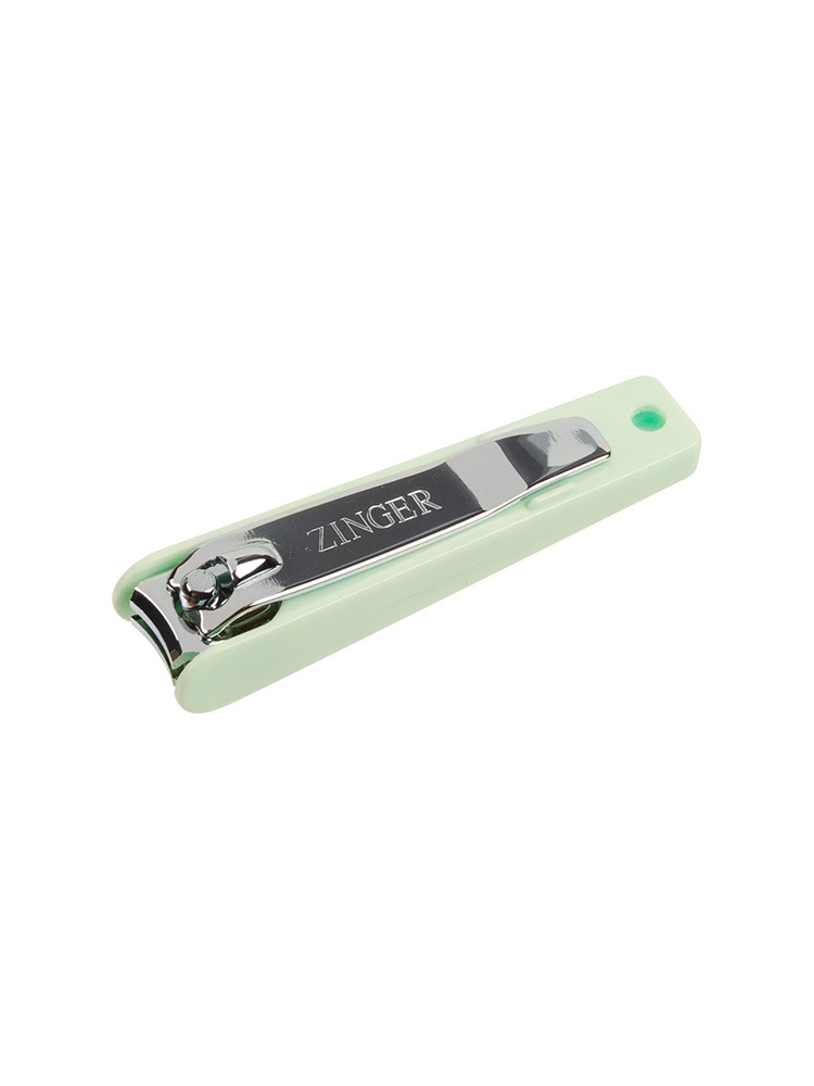 Zinger/ Книпсер (SLN-603-C11 green box) средний в пластмассовом футляре/ Клиппер для ногтей/ Кусачки-книпсер/ #1