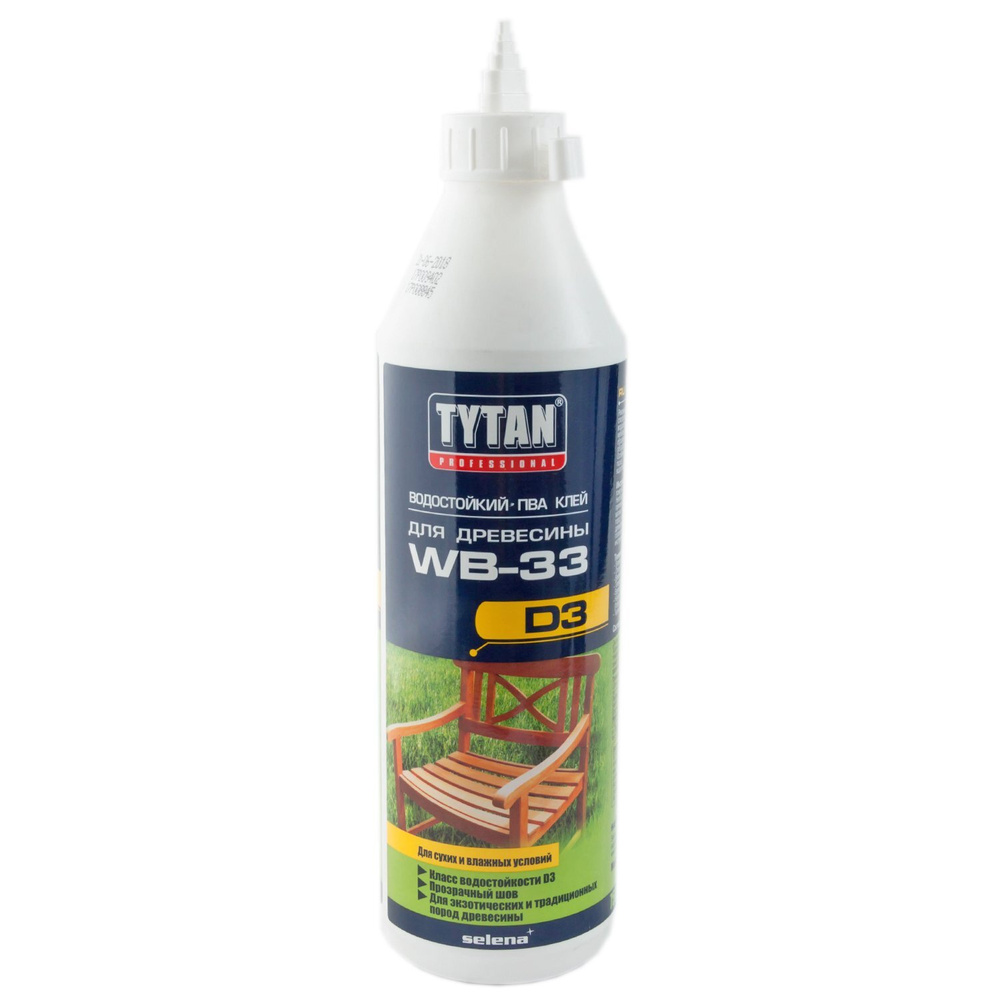 Клей ПВА TYTAN Professional для древесины D3 (750г) #1