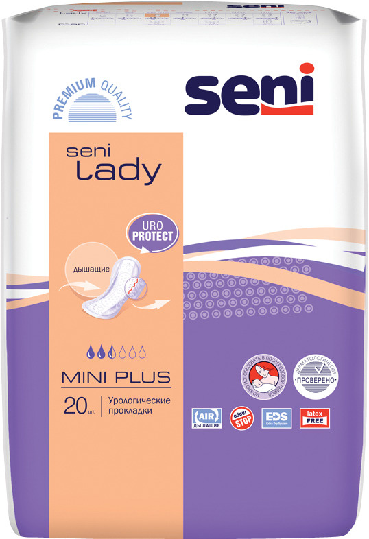 Прокладки урологические женские SENI LADY mini plus, 20 шт. #1