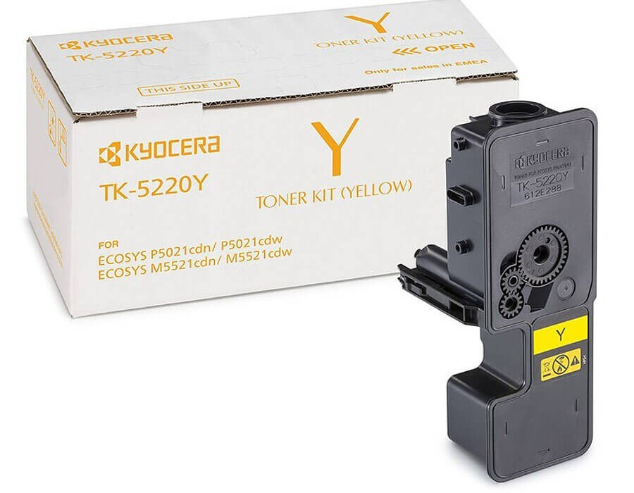 Картридж Kyocera TK-5220Y (1T02R9ANL1) для Kyocera EcoSys P5021cdn/ cdw, M5521cdn/ cdw yellow, 1200 страниц #1