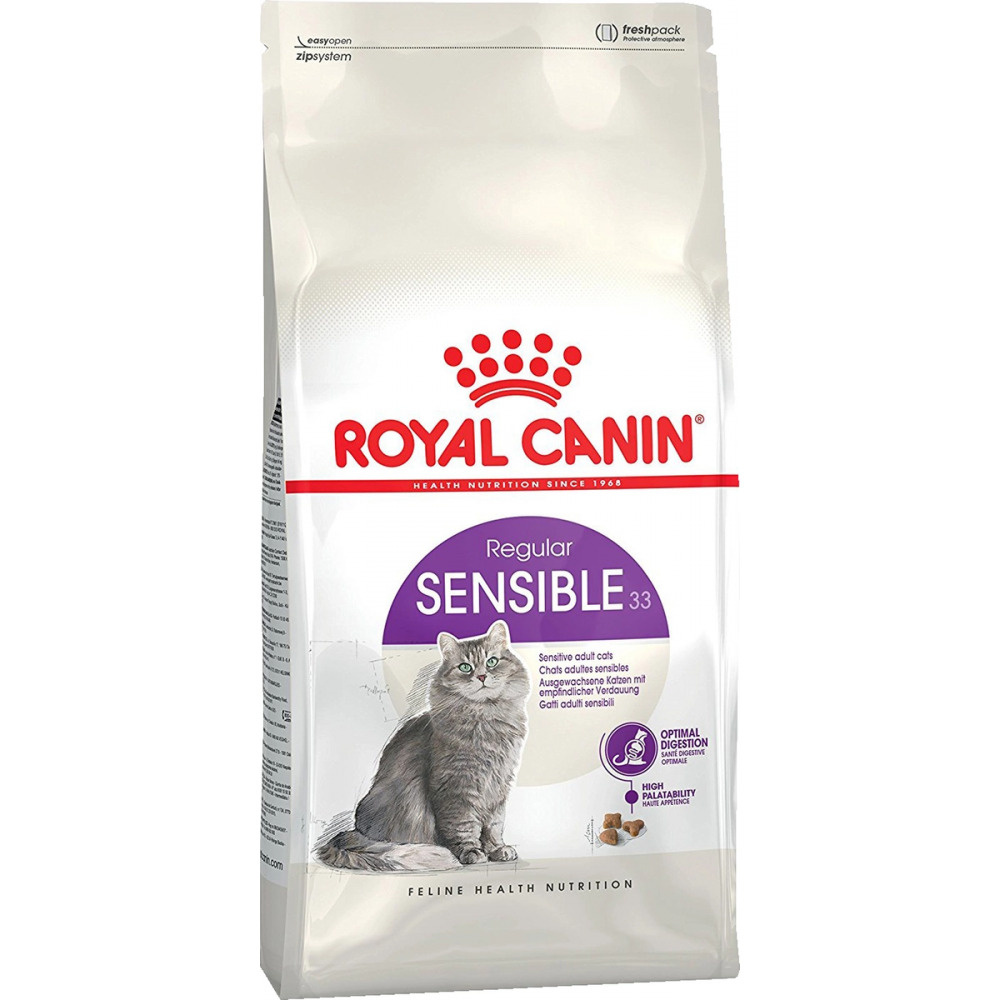 Royal Canin Sensible Корм для кошек с чувствительной пищеварительной системой, 2 кг  #1