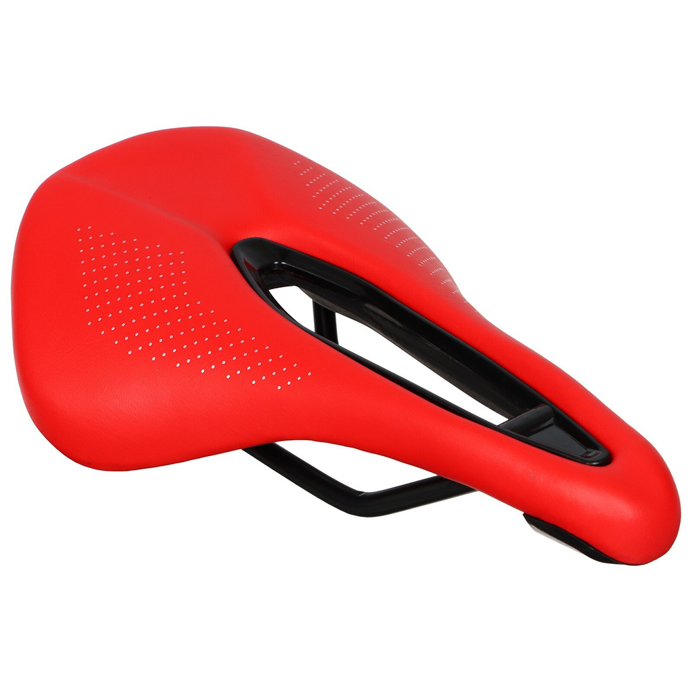 Седло Dream Bike, спорт-комфорт, цвет красный #1