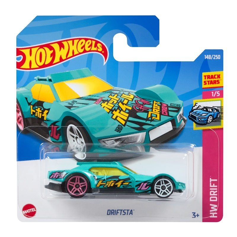 HCV60 Машинка металлическая игрушка Hot Wheels коллекционная модель DRIFTSTA зеленый/ желтый  #1