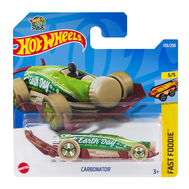 HCV52 Машинка металлическая игрушка Hot Wheels коллекционная модель CARBONATOR зеленый/ коричневый  #1