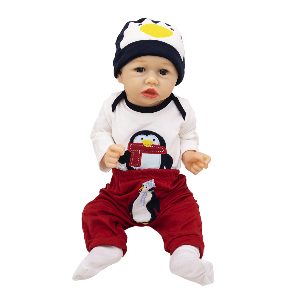 Силиконовая кукла младенец Реборн (Reborn Dolls) мальчик Люк 55 см,  #1