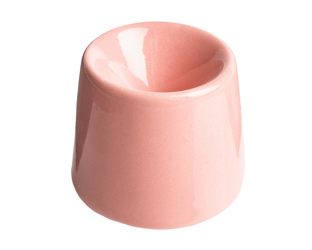 Чернильница непроливайка фарфоровая, цвет розовый #1