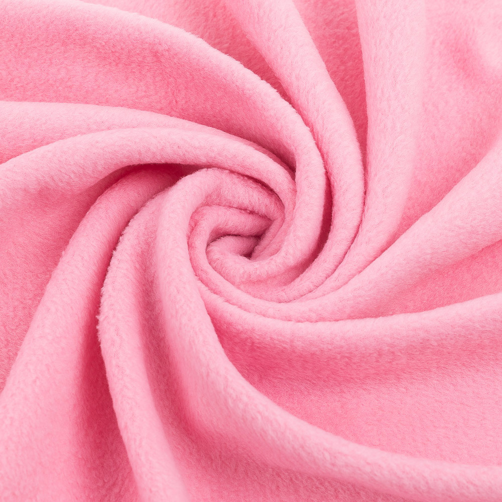 Ткань флис FG-001,230 г/кв.м, 50х50см,100% полиэстер №156 розовый #1
