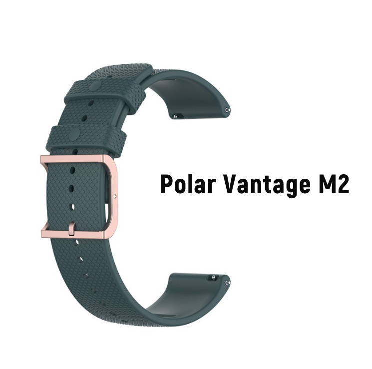 Сменный гипоаллергенный силиконовый ремешок браслет MyPads Hypo для умных смарт-часов Polar Vantage M2 #1