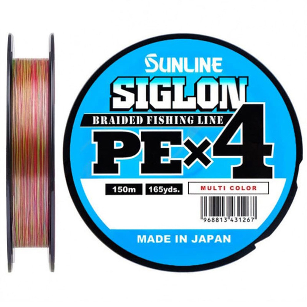 Шнур Sunline SIGLON PE4 150M (Multicolor) #0.8/12LB #1