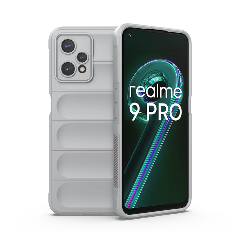 Чехол Flexible Case для Realme 9 Pro+ (светло-серый) #1