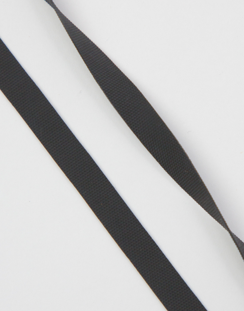 Латексная резинка для купальников рельефная цвет Черный, 7 мм, 50 м  #1