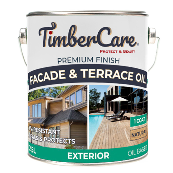 Масло для фасадов и террас TimberCare Fa ade&Terrace Oil натуральный 2,5 л  #1